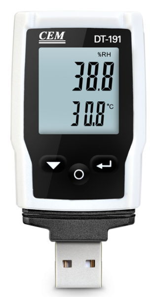 Регистратор температуры и влажности, даталоггер CEM DT-191A купить по низкой цене | МАКСПРОФИТ