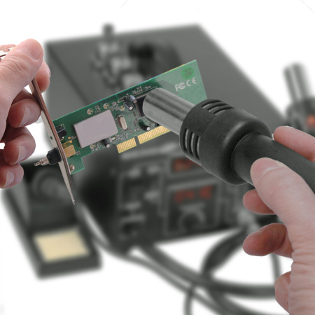 Комбинированная паяльная станция МЕГЕОН 00522 купить по низкой цене | МАКСПРОФИТ