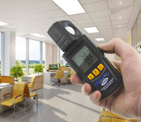 Цифровой измеритель освещенности (Люксметр) МЕГЕОН 21200 купить по низкой цене | МАКСПРОФИТ