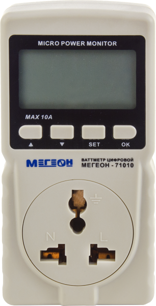 Ваттметр МЕГЕОН 71010 купить по низкой цене | МАКСПРОФИТ